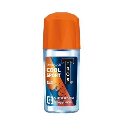 Tros Tros Deo Roll On Cool Sport 45 Ml. โรลออน ระงับกลิ่นกาย