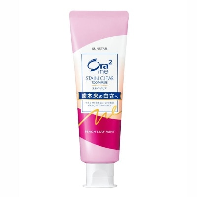 Ora2 Ora2 Me Stain Clear Mild Peach Leaf Mint Toothpaste 140 G.