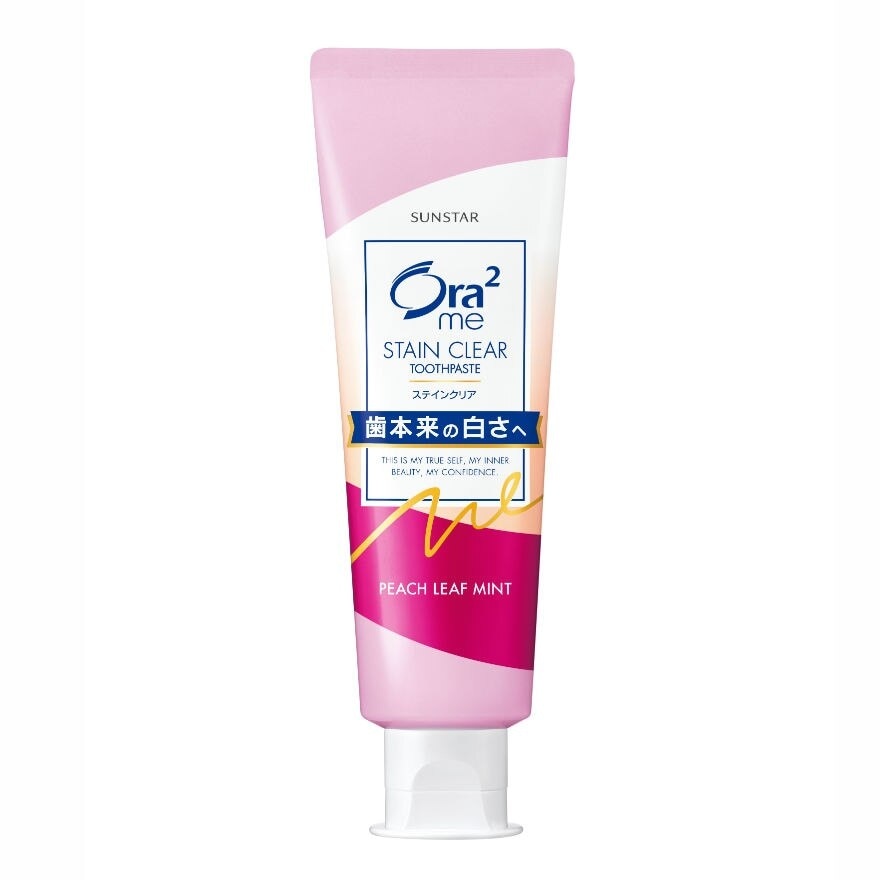 Ora2 Me Stain Clear Mild Peach Leaf Mint Toothpaste 140 G.