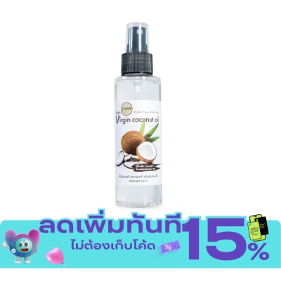 I nature I nature Extra Virgin Coconut oil Organic cold press 100 ( 120 ml.) Pump image