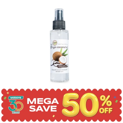 I-nature - I-Nature ไอ-เนเจอร์ น้ำมันมะพร้าวธรรมชาติสกัดเย็น 100 %  (120 มล.)ฝาปั๊ม image