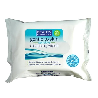 Beauty Formulas Beauty Formulas Gentle to Skin Sensitive Cleansing Wipes 25pcs.