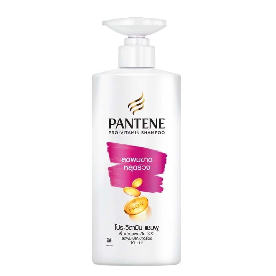 Pantene Shampoo Pro-Vitamin Hair Fall Control 380 Ml.แชมพูลดผมขาดหลุดร่วง