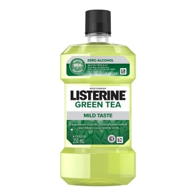 Listerine ลิสเตอรีน น้ำยาบ้วนปาก กรีนที ซีโร่ แอลกอฮอล์ 250 มล.