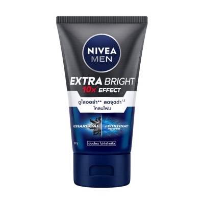 Nivea Nivea Men Extra Bright Face Mud Foam 100 G. โฟมล้างหน้า