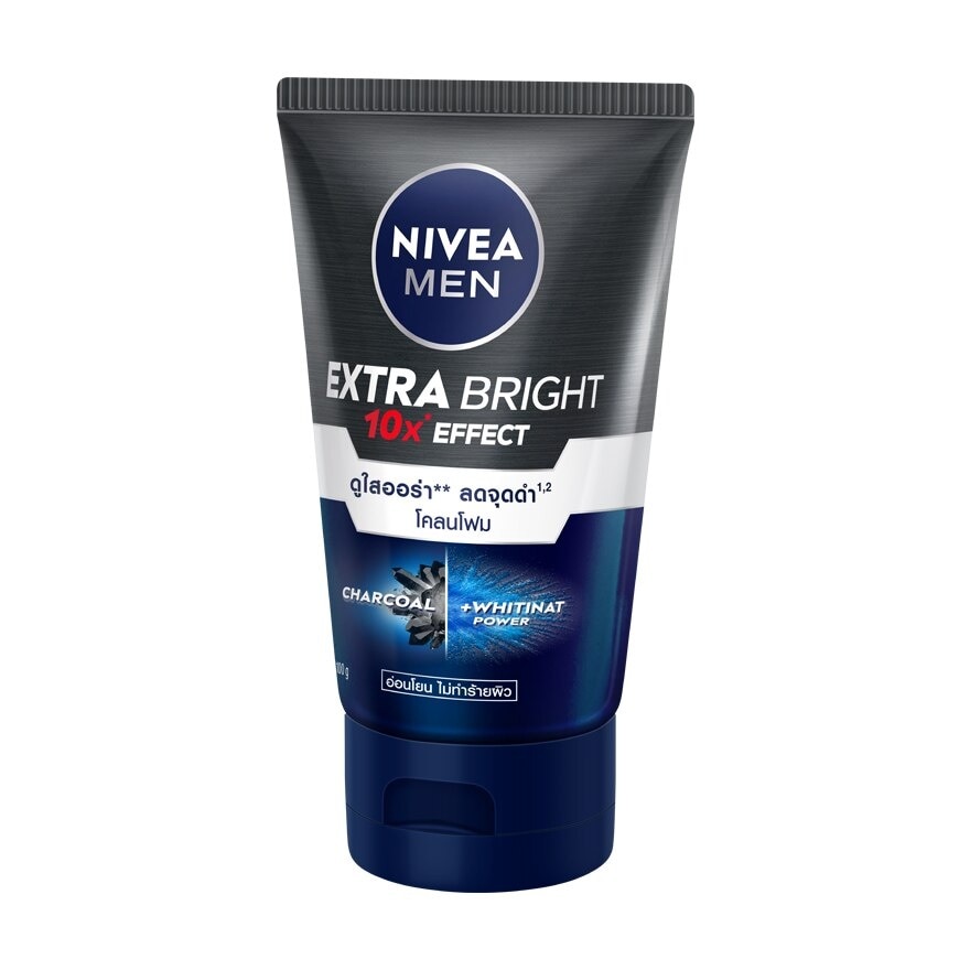 Nivea Men Extra Bright Face Mud Foam 100 G. โฟมล้างหน้า