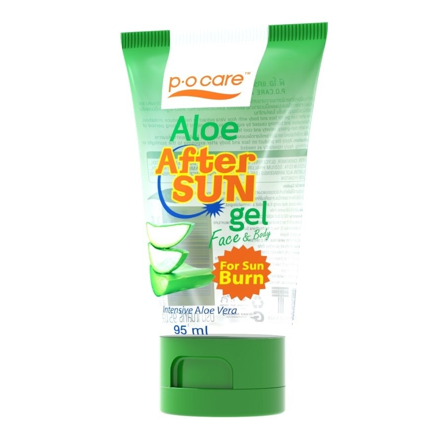 PO Care Aloe After Sun Gel Face  Body 95 Ml.