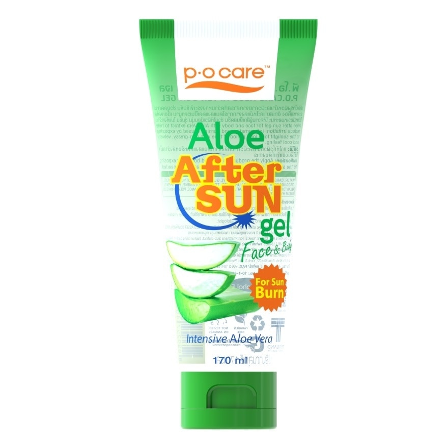 PO Care Aloe After Sun Gel Face  Body 95 Ml.