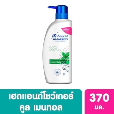 Head&Shoulder HeadShoulders Shampoo Anti Dandruff Cool Menthol+ 370 Ml. แชมพูขจัดรังแค