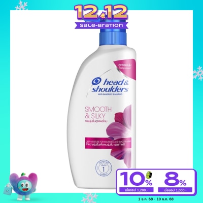 Head&Shoulder HeadShoulders Shampoo Anti Dandruff Smooth  Silky 370 Ml. แชมพูขจัดรังแค