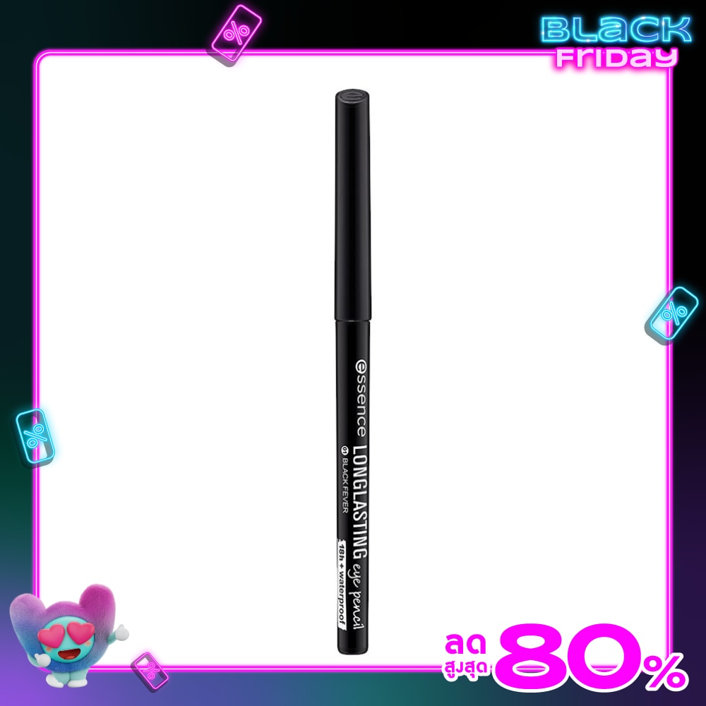 Essence Long Lasting Eye Pencil 01 Black Fever