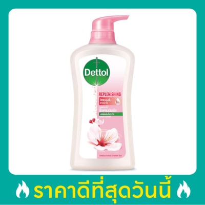 Dettol เดทตอล เจลอาบน้ำ แอนตี้แบคทีเรีย รีเพลนนิชชิ่ง 450 มล.