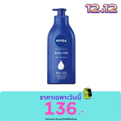 Nivea นีเวีย บอดี้ มิลค์ อินเทนซีฟ มอยส์เจอร์ โลชั่น 550 มล. โลชั่นบำรุงผิวกาย บำรุงผิวแห้ง