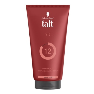 Taft Schwarzkopf Taft V12 Styling Gel Gentle On Hair  Scalp 150 Ml.