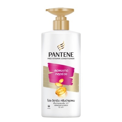 Pantene แพนทีน คอนดิชั่นเนอร์ โปร-วิตามิน แฮร์ ฟอล คอนโทรล 380 มล.ครีมนวดลดผมขาดหลุดร่วง