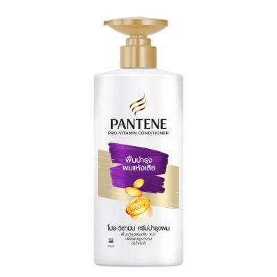 Pantene แพนทีน คอนดิชั่นเนอร์ โปร-วิตามิน โททัล แดเมจ แคร์ 380 มล.ครีมนวดฟื้นบำรุงผมแห้งเสีย