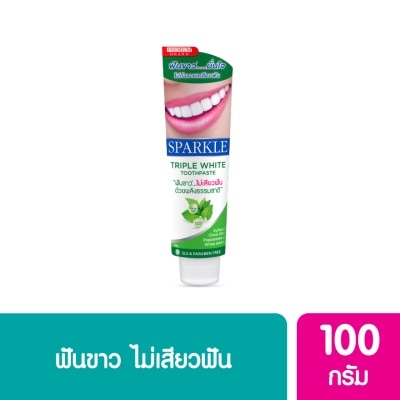Sparkle สปาร์คเคิล ยาสีฟัน ทริปเปิ้ล ไวท์ 100 กรัม