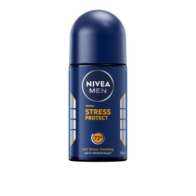 Nivea - นีเวีย เมน ดีโอ โรลออน สเตรส โพรเทค 50 มล. โรลออน ลดเหงื่อ ระงับกลิ่นกาย ผู้ชาย
