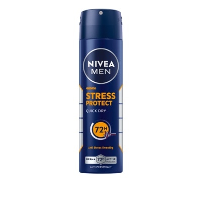 Nivea - นีเวีย เมน ดีโอ สเปรย์ สเตรส โพรเทค 150 มล. สเปรย์ ลดเหงื่อ ระงับกลิ่นกาย ผู้ชาย