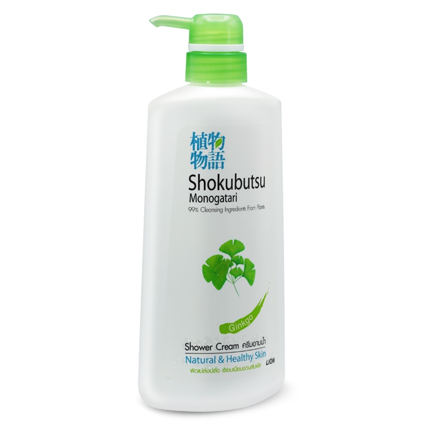 Shokubutsu Monogatari Shower Cream Ginkgo Natural Healthy Skin 400 Ml.