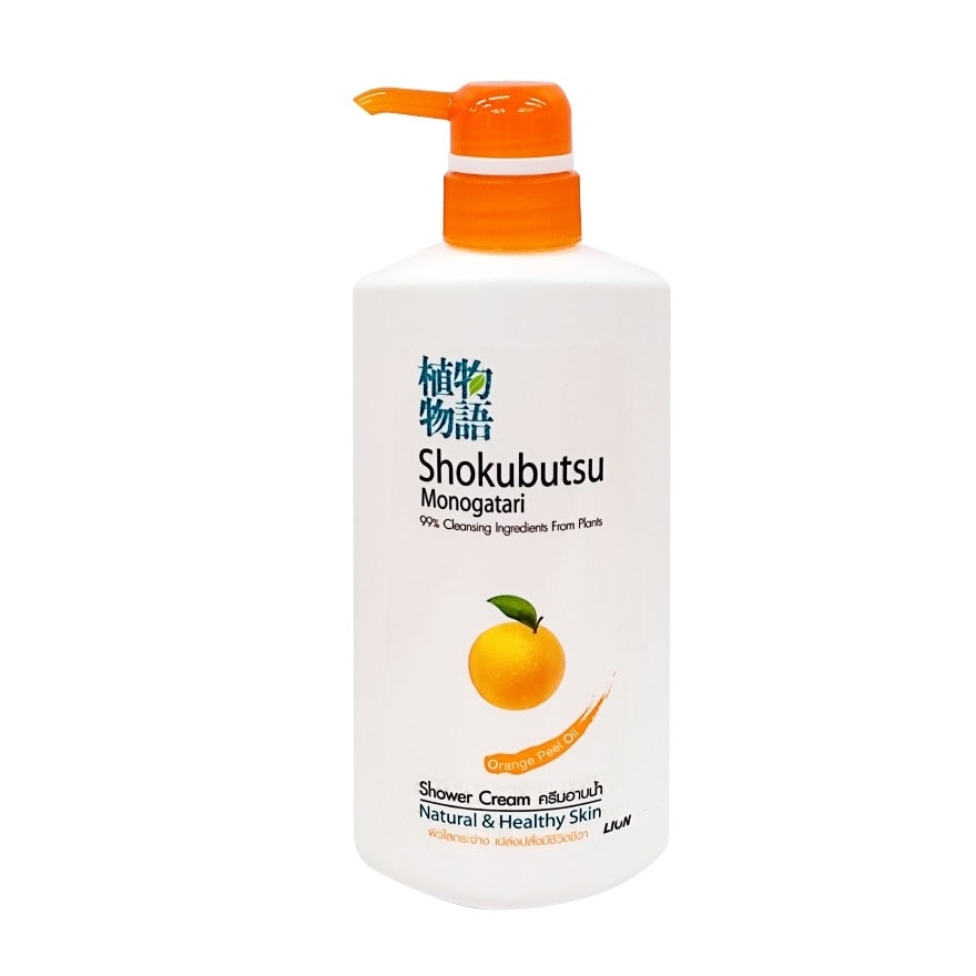 Shokubutsu Monogatari Shower Cream Orange Peel Oil 500 Ml.