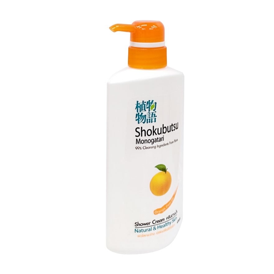 Shokubutsu Monogatari Shower Cream Orange Peel Oil 500 Ml.