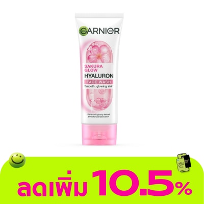 Garnier - Garnier Sakura Glow Hyaluron Face Wash 100 Ml.