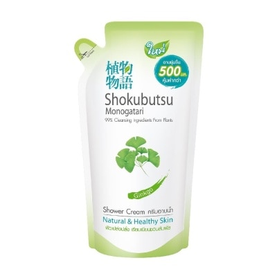 Shokubutsu Shokubutsu Monogatari Shower Cream Ginkgo 500 Ml. Refill