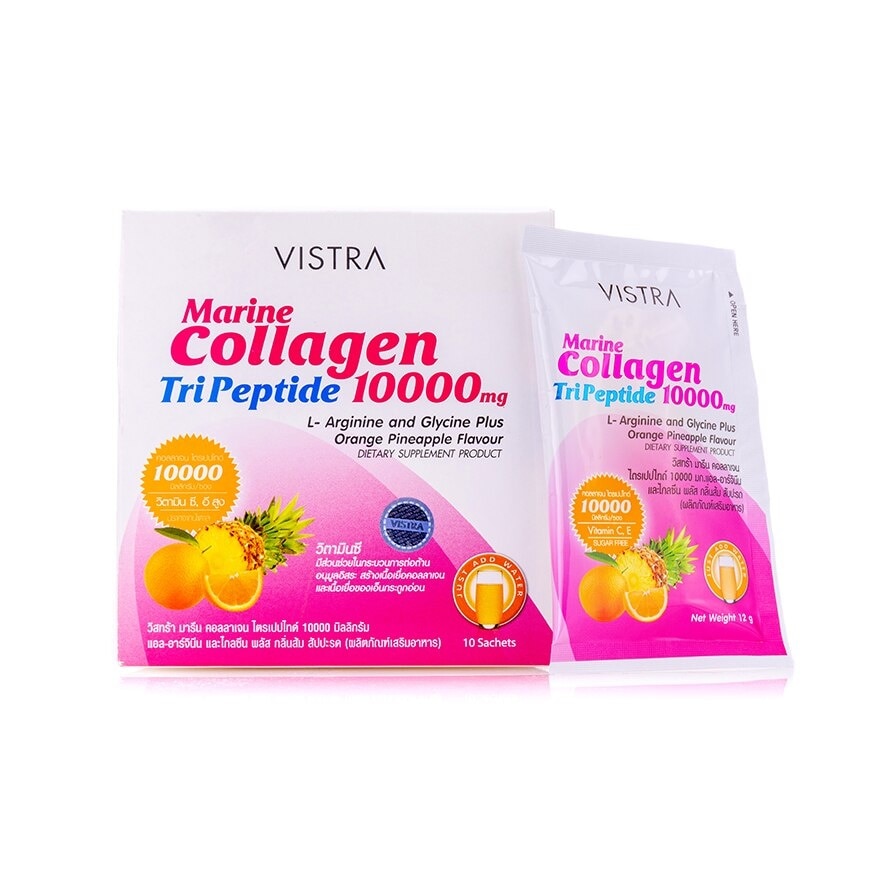 Vistra Collagen 10,000 mg.(Orange+Pineapple)