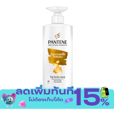 Pantene แพนทีน แชมพู โปร วิตามิน เดลี่ มอยส์เจอร์ รีนิววัล 380 มล.แชมพูบำรุงผมชุ่มชื่น image