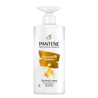 Pantene แพนทีน แชมพู โปร-วิตามิน เดลี่ มอยส์เจอร์ รีนิววัล 380 มล.แชมพูบำรุงผมชุ่มชื่น