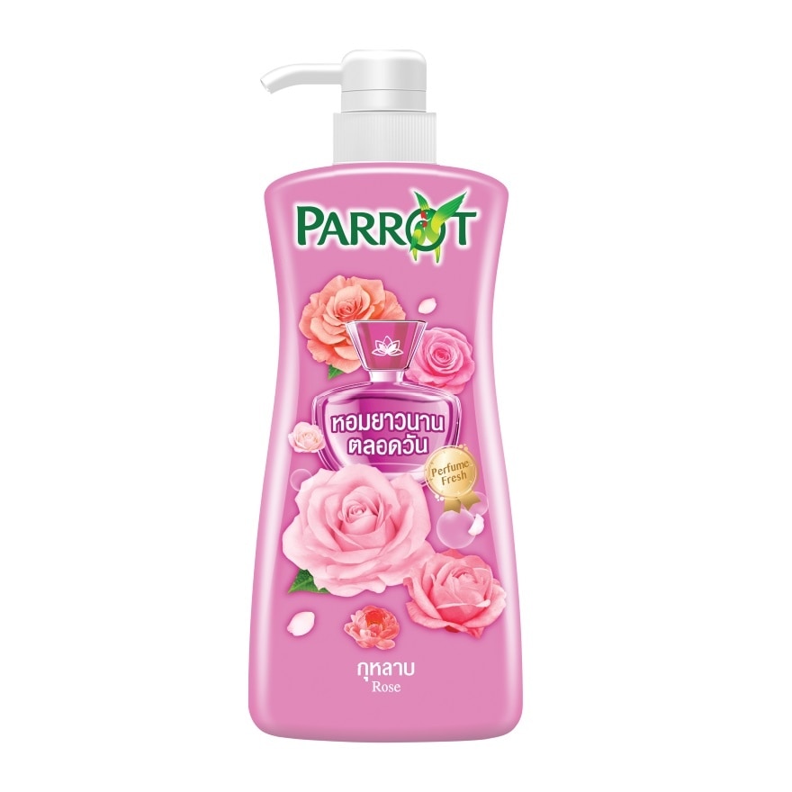 Parrot Shower Cream Rose Fragrance 450 Ml. หอมสดชื่น ชุ่มชื่น image