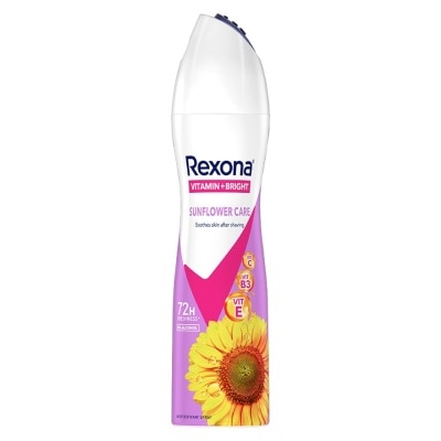 Rexona เรโซนา สเปรย์ วิตามิน+ไบรท์ ซันฟลาวเวอร์ แคร์ แอนติเพอสไปแรนท์ 135 มล. ระงับกลิ่นกาย