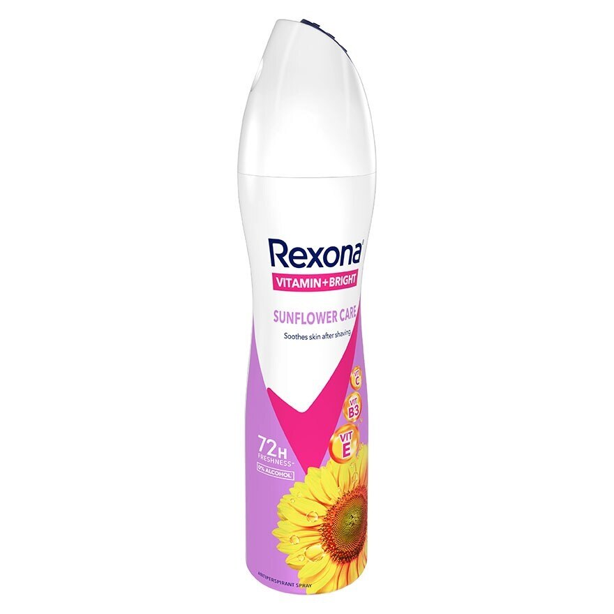 Rexona Spray Vitamin + Bright Sunflower Care Antiperspirant