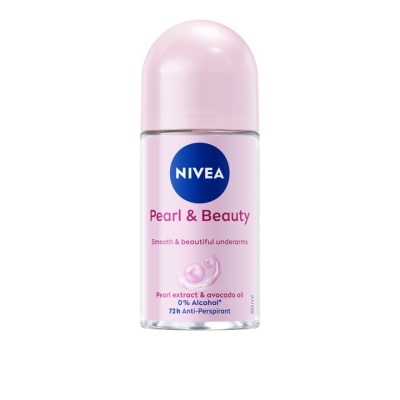 Nivea นีเวีย โรลออน เพิร์ล แอนด์ บิวตี้ 50 มล. โรลออน ลดเหงื่อ ระงับกลิ่นกาย