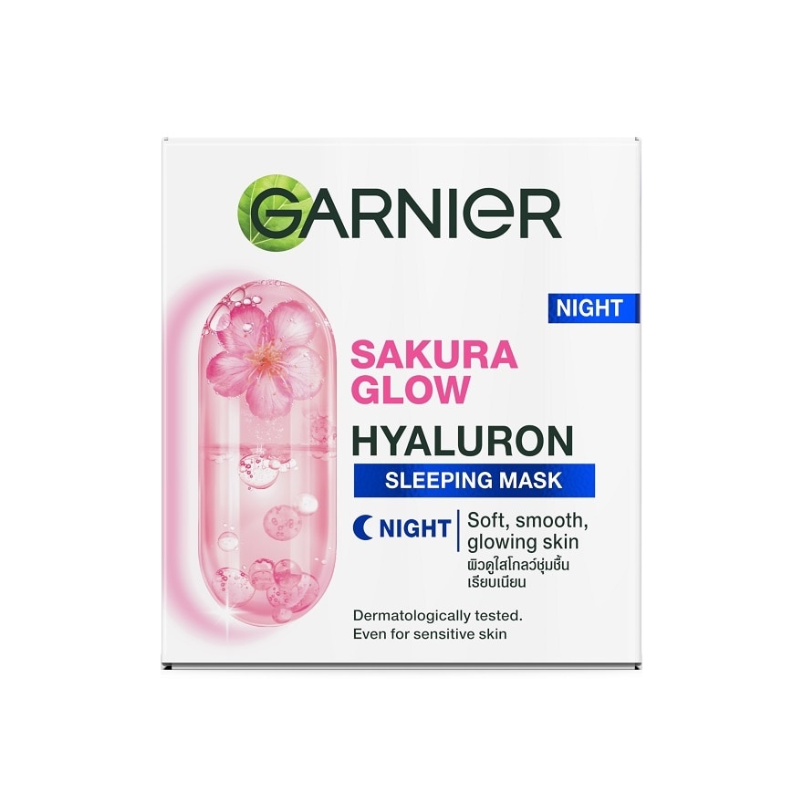 Garnier Sakura Glow Hyaluron Sleeping Mask 50 Ml.