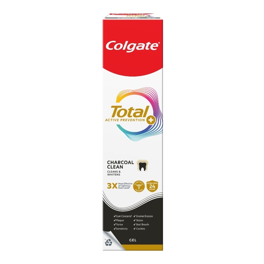 Colgate Toothpaste Total Charcoal Clean 150 G.