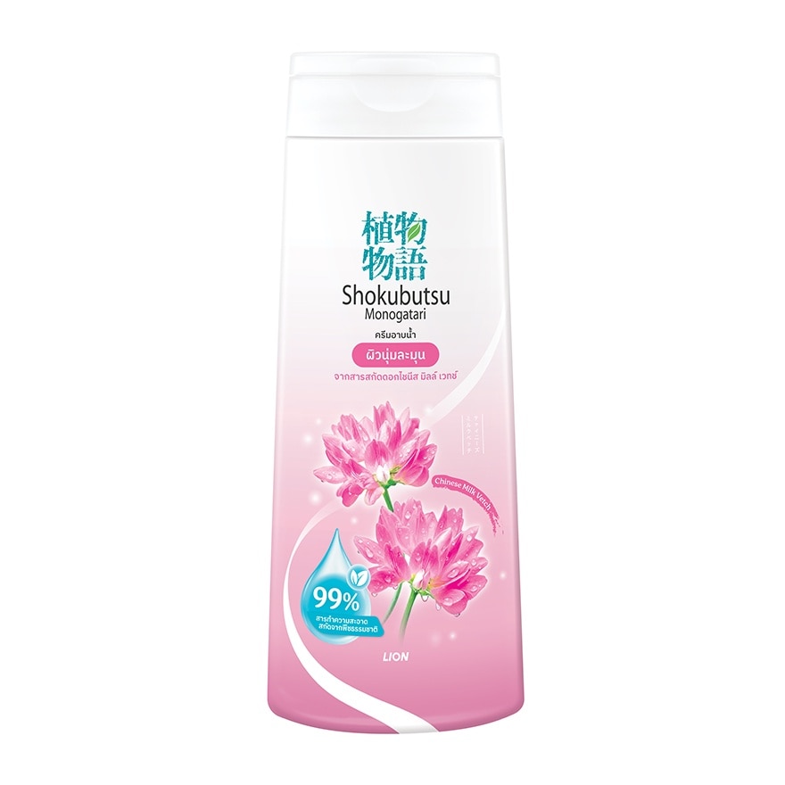 Shokubutsu Monogatari Shower Cream Chinese Milk Vetch 180 Ml. image