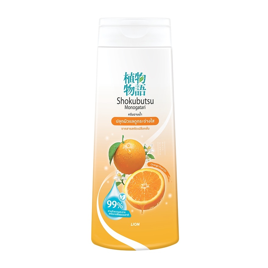 Shokubutsu Monogatari Shower Cream Orange Peel Oil 180 Ml. image