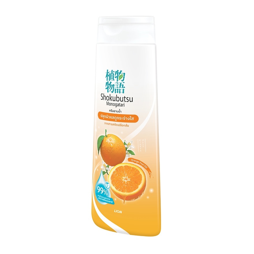 Shokubutsu Monogatari Shower Cream Orange Peel Oil 180 Ml. image