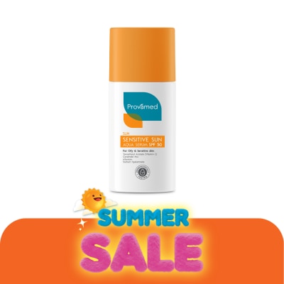 Provamed - กันแดด Provamed โปรวาเมด เซนซิทิฟ ซัน อะควา เซรั่ม เอสพีเอฟ50 40มล