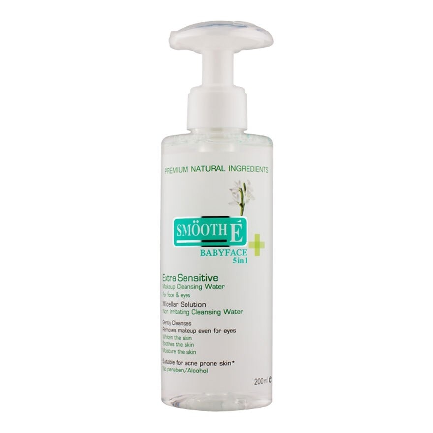 Smooth E Extra Sensitive Cleansing Water 200 Ml.