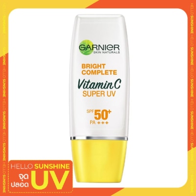 Garnier Garnier Bright Complete Vitamin C Super UV Sunscreen SPF50+ PA++++ Natural 30 Ml.