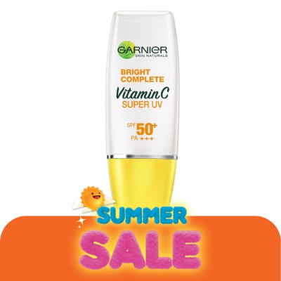 Garnier - Garnier Bright Complete Vitamin C Super UV Sunscreen SPF50+ PA++++ Natural 30 Ml.