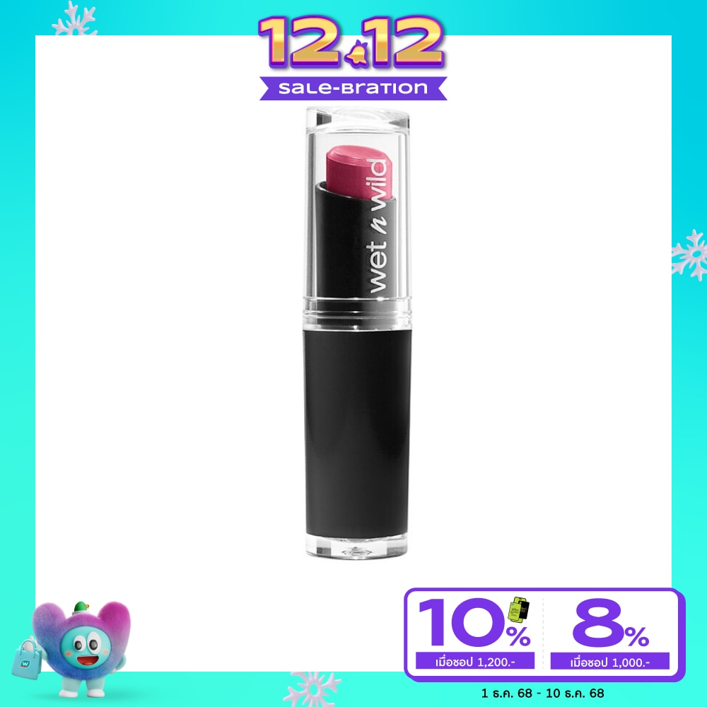 Wet n Wild เว็ท เอ็น ไวลด์ เมก้า ลาสท์ ลิป คัลเลอร์ อี966 ดอนท์ บลิงค์ พิงค์