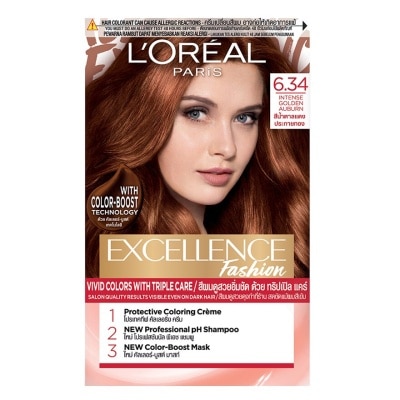 Excellence L'Oreal Paris Excellence Fashion No.6.34 Intense Golden Auburn