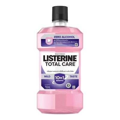 Listerine ลิสเตอรีน น้ำยาบ้วนปาก โทเทิลแคร์ ซีโร่ แอลกอฮอล์ 750 มล.