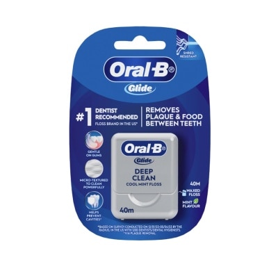 Oral B ออรัล-บี ไกลด์ ดีพ คลีน คลู มิ้นต์ ฟลอส 40 เมตร ไหมขัดฟัน