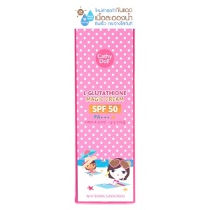 cathy l glutathione magic cream spf130 pa+++ Doll L-Glutathione SPF 50 138ml and provides high permeability with miraculous charm Cathy Doll L-Glutathione Magic Cream