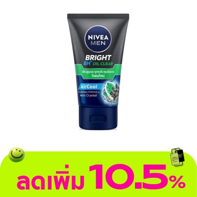 Nivea - Nivea Men White Acne Mud Foam 100 G. ผู้ชาย โฟมล้างหน้า คุมมัน